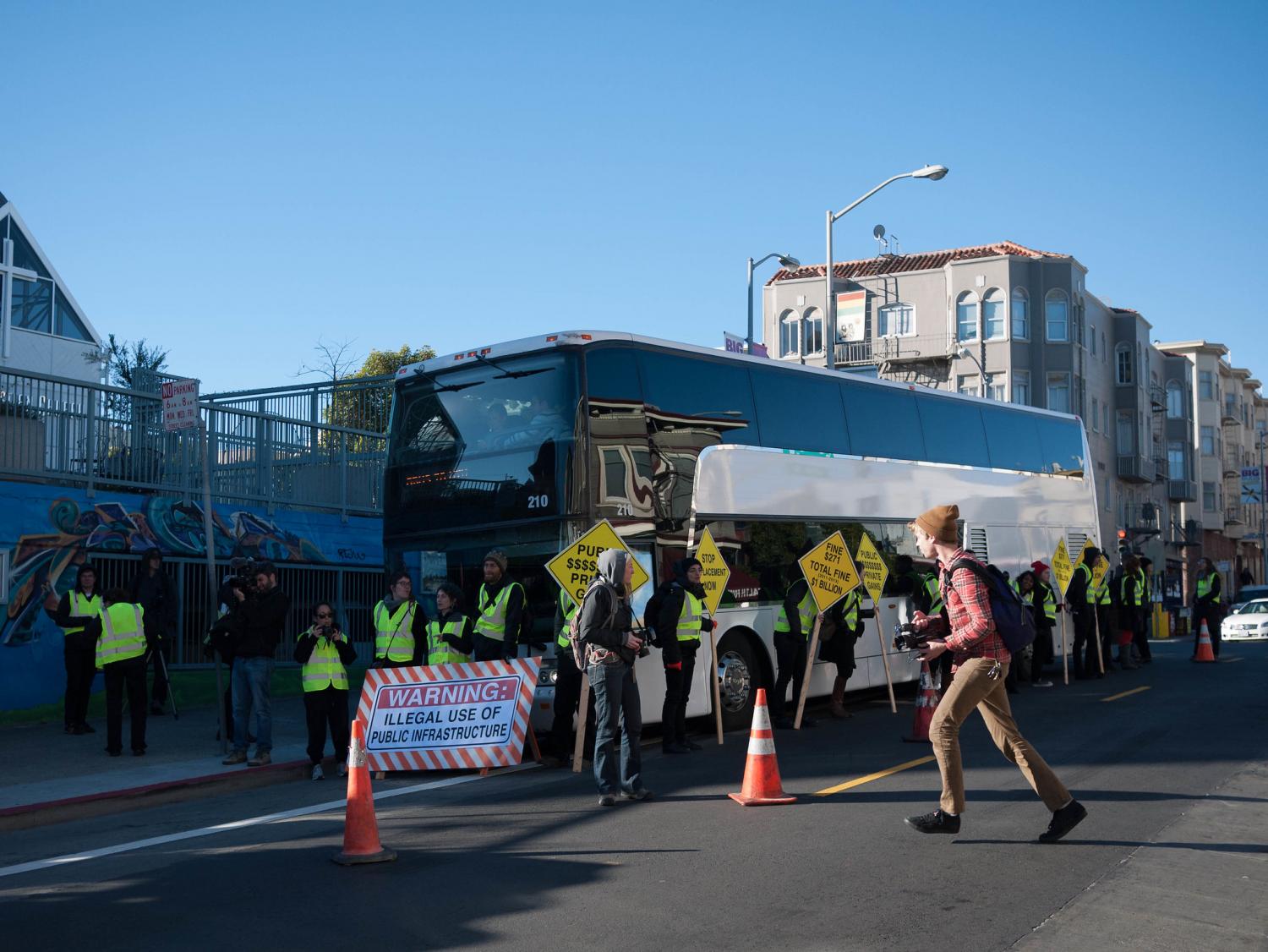 google bus protests San Francisco